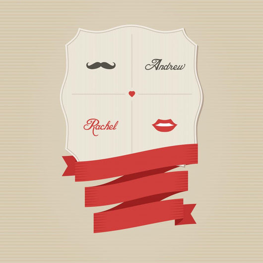 Vintage Funny Wedding Invitation