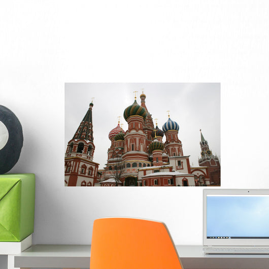 Saint Basils Cupolas Moscow Russia Wall Mural