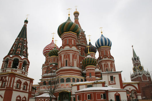 Saint Basils Cupolas Moscow Russia Wall Mural