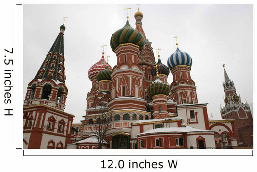 Saint Basils Cupolas Moscow Russia Wall Mural