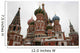 Saint Basils Cupolas Moscow Russia Wall Mural
