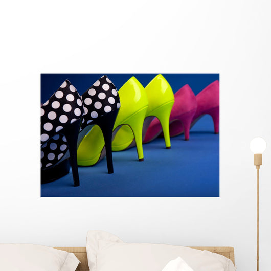 Colorful High Heels Blue