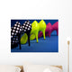 Colorful High Heels Blue