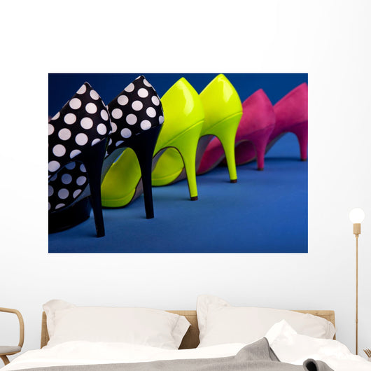 Colorful High Heels Blue