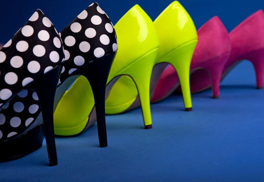 Colorful High Heels Blue
