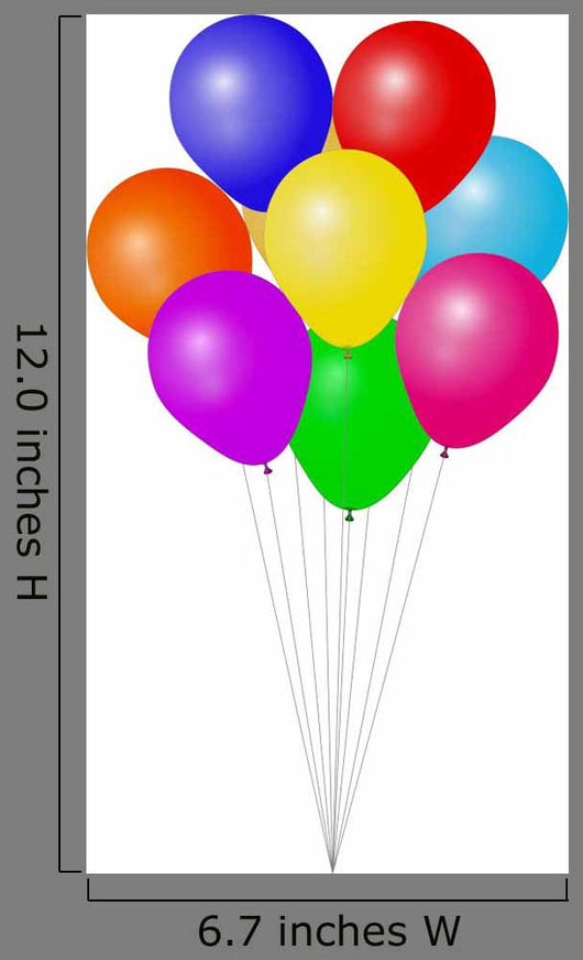 Ballon Traube Bunt