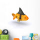 fake shark fin on little redfish Wall Mural