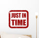 Grunge Stempel Rot Just
