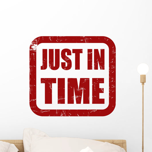 Grunge Stempel Rot Just