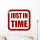 Grunge Stempel Rot Just