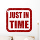 Grunge Stempel Rot Just