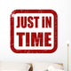 Grunge Stempel Rot Just