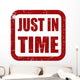 Grunge Stempel Rot Just