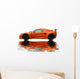 Orange Reflecting Sportcar