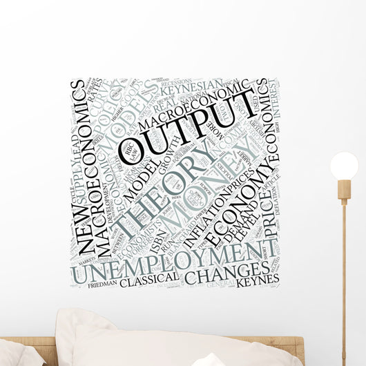 Macroeconomics Disciplines Concept Wall Mural