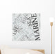 Marine Biology Disciplines Concept Wall Mural