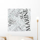 Marine biology Disciplines Concept Wall Mural