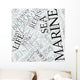 Marine biology Disciplines Concept Wall Mural
