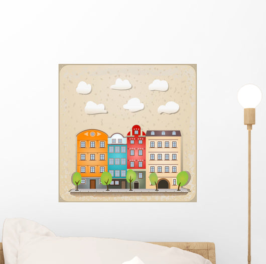 Retro Houses as Vintage