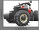 Red Tractor with Large