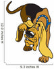 Cartoon Bloodhound Wall Decal