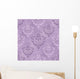 Vector Illustration Damask Pattern Wall Decal