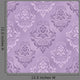 Vector Illustration Damask Pattern Wall Decal
