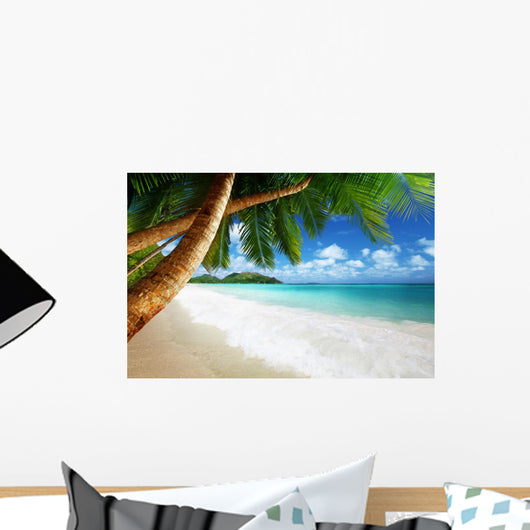 Beach Prtaslin Island Seychelles