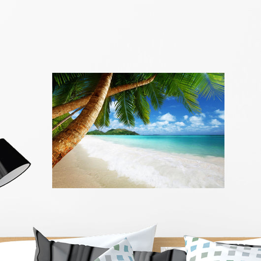 Beach Prtaslin Island Seychelles