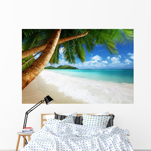 Beach Prtaslin Island Seychelles