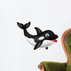 Orca cartoon Wall Decal