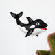 Orca cartoon Wall Decal