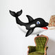 Orca cartoon Wall Decal
