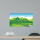 Girl Enjoying Gift Nature Wall Mural