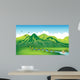 Girl Enjoying Gift Nature Wall Mural