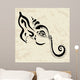 Ganesha Hand drawn illustration. Wall Mural