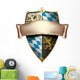 Schild Wappen Bayern Mit