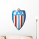 Coat of Arms of Captain America Shield Wall Decal