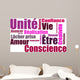 Cloud of Words Coaching Wall Decal