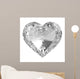 Diamond Heart Wall Decal