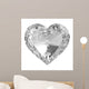 Diamond Heart Wall Decal