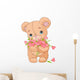 Teddy Bear Giving Hearts
