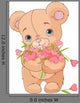 Teddy Bear Giving Hearts