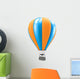 Blue and Orange Balloon Wall Decal