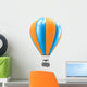 Blue and Orange Balloon Wall Decal