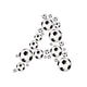 FOOTBALL, SOCCER ABC - A Wall Decal