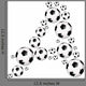 FOOTBALL, SOCCER ABC - A Wall Decal