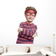 Young Boy with Face Wall Mural