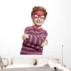 Young Boy with Face Wall Mural