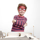Young Boy with Face Wall Mural
